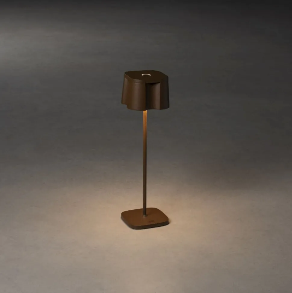 Lampe A Poser Konstsmide Nice Led Rouille, 5 Lumieres