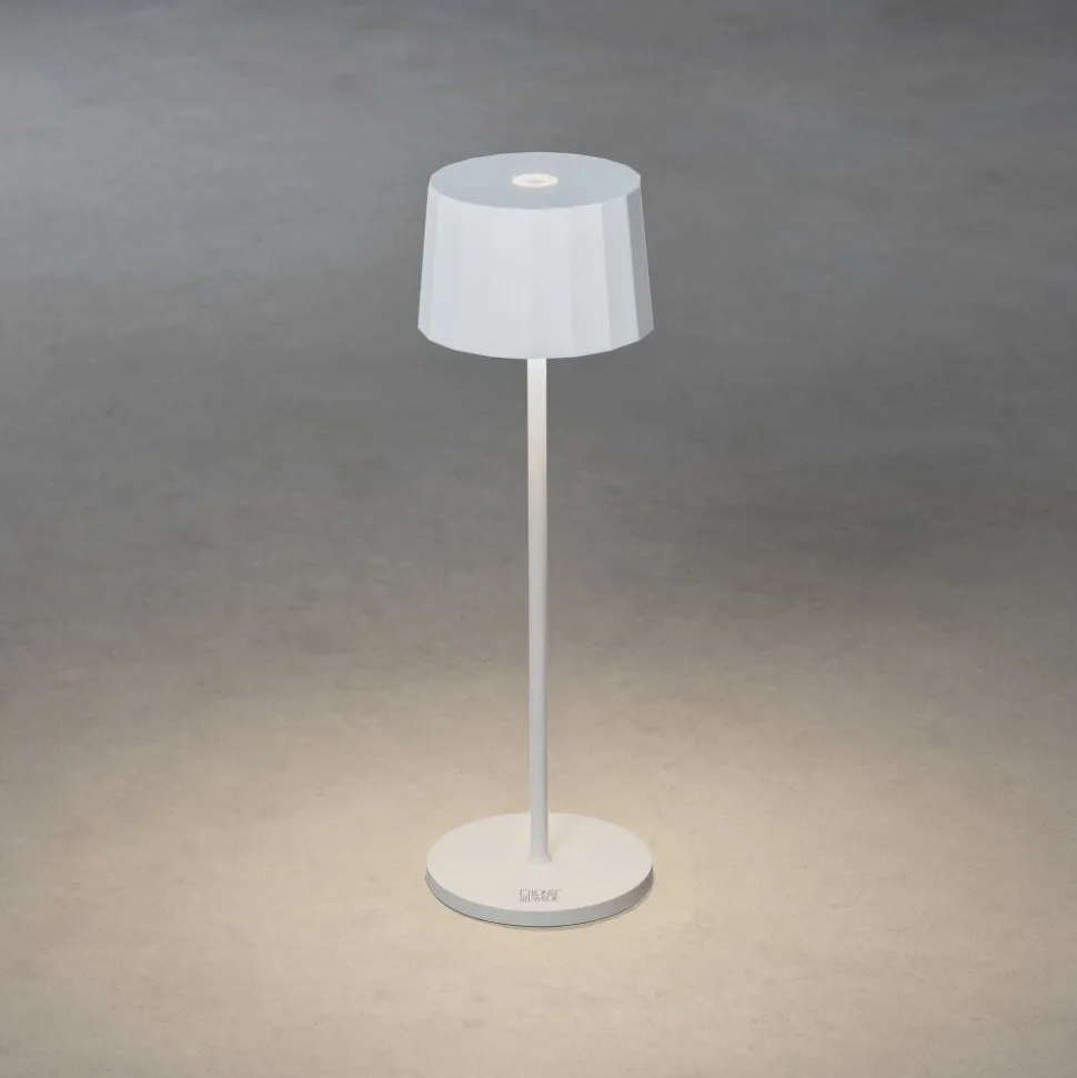Lampe A Poser Konstsmide Positano Led Blanc, 1 Lumiere