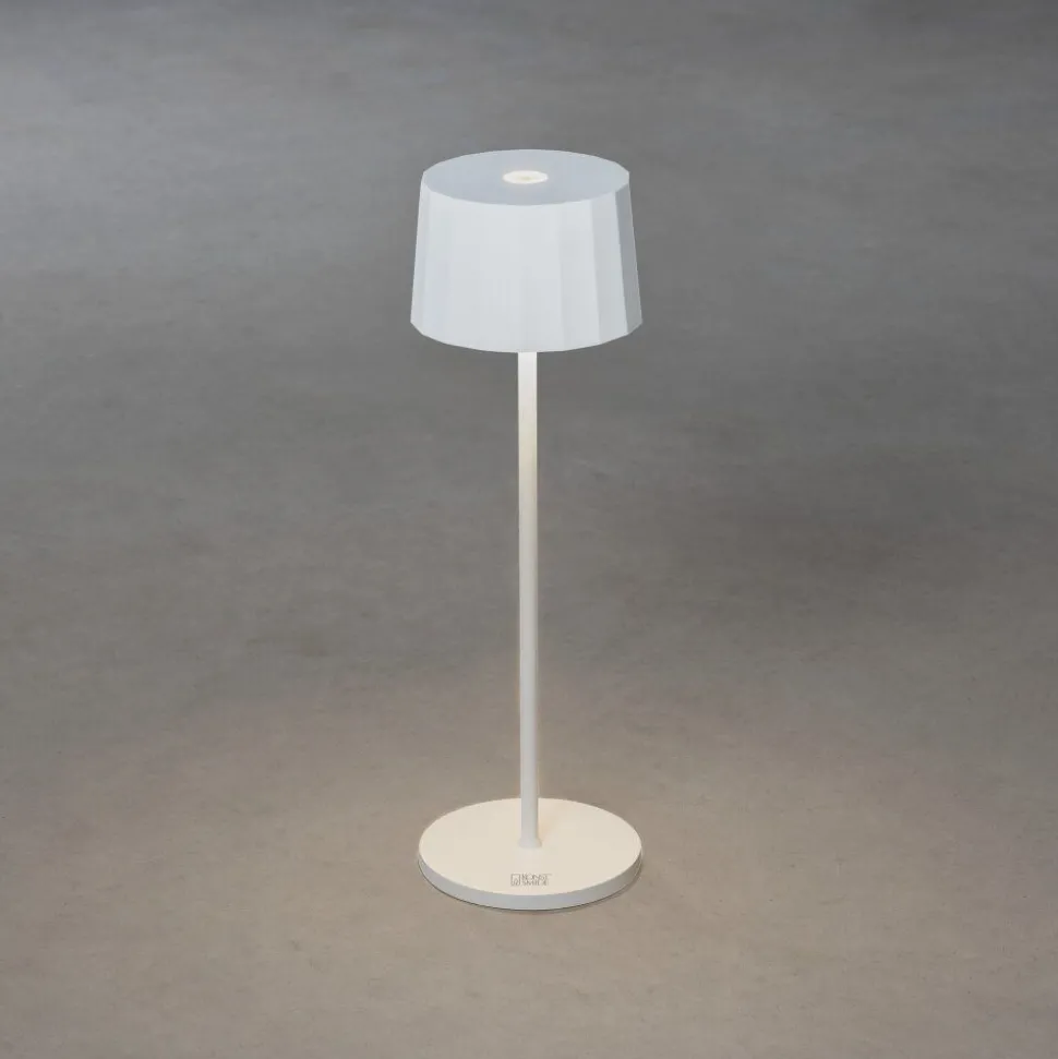 Lampe A Poser Konstsmide Positano Led Blanc, 1 Lumiere