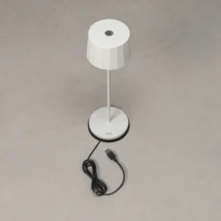 Lampe A Poser Konstsmide Positano Led Blanc, 1 Lumiere