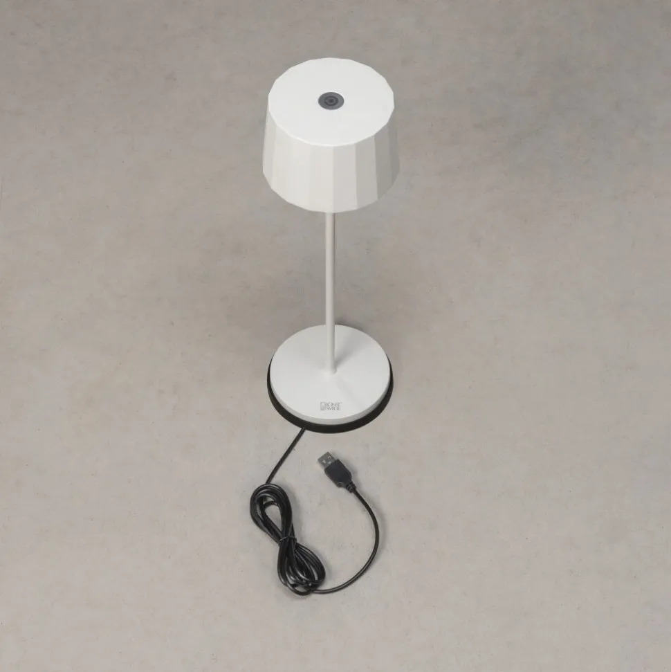 Lampe A Poser Konstsmide Positano Led Blanc, 1 Lumiere