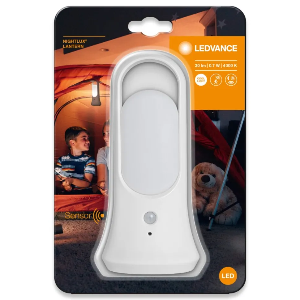 Lampe A Poser Ledvance Nightlux Blanc, 1 Lumiere, Detecteur De Mouvement