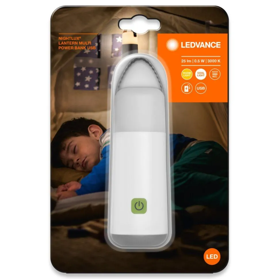 Lampe A Poser Ledvance Nightlux Gris, Blanc, 1 Lumiere