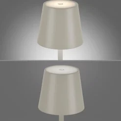 Lampe A Poser Leuchten Direkt Euria Led Gris, 1 Lumiere