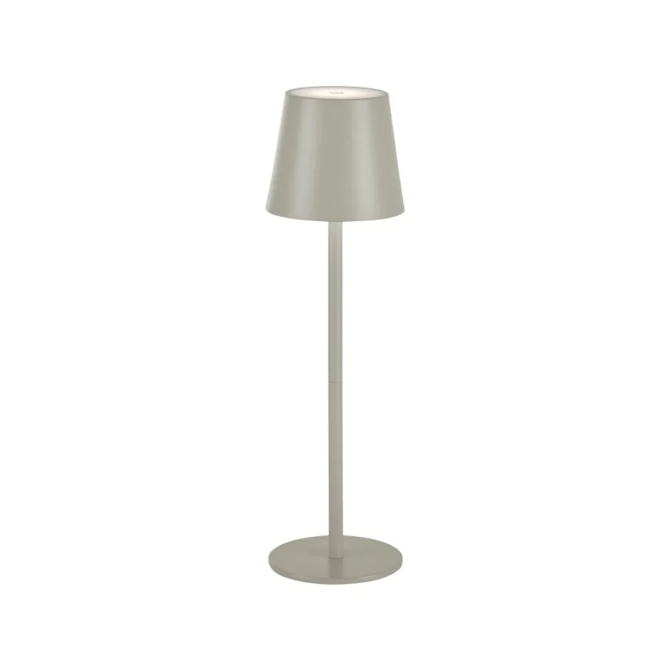 Lampe A Poser Leuchten Direkt Euria Led Gris, 1 Lumiere
