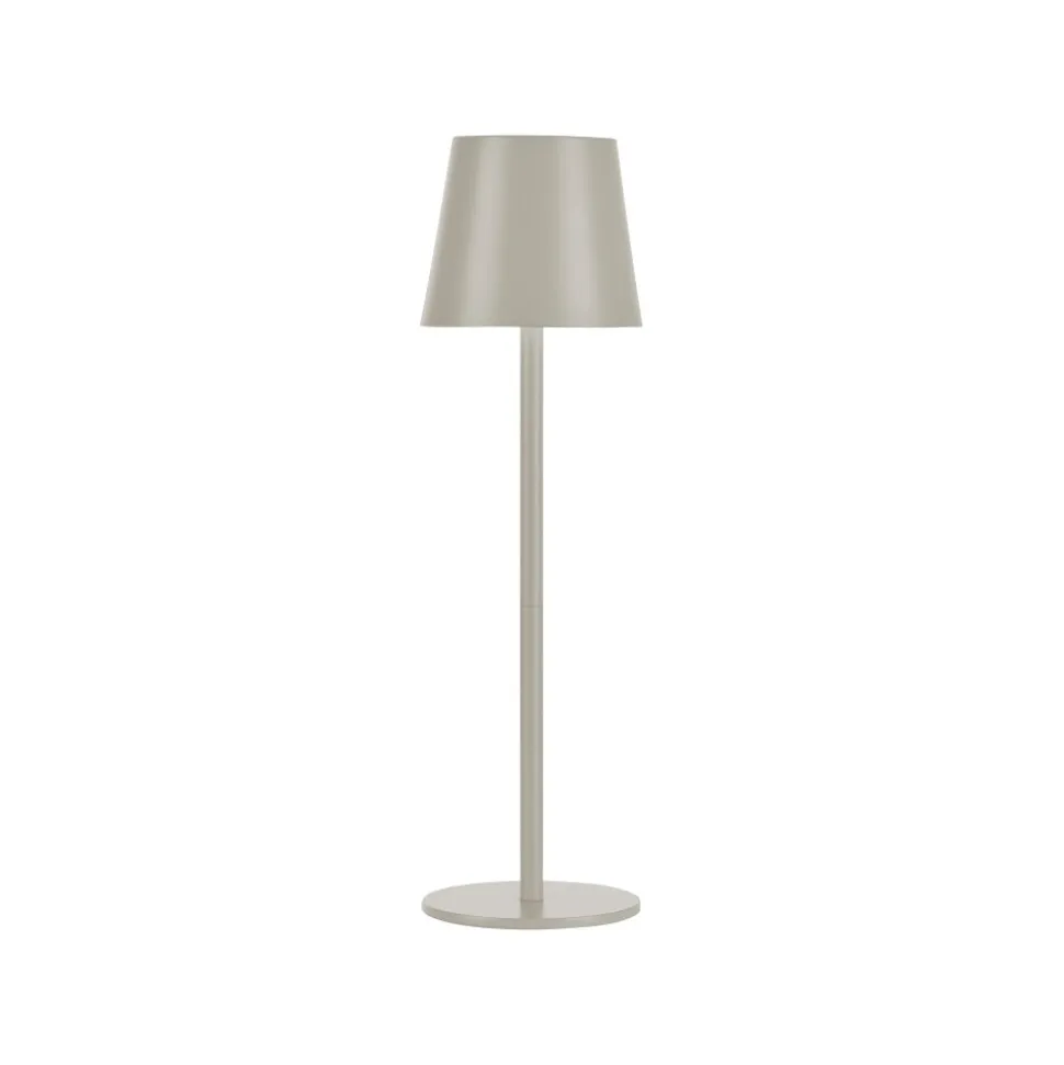 Lampe A Poser Leuchten Direkt Euria Led Gris, 1 Lumiere