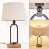 Lampe A Poser Logumkolster Brun, Noir, 1 Lumiere