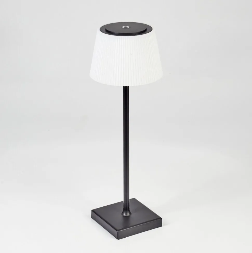Lampe A Poser Longchamps Led Noir, 1 Lumiere