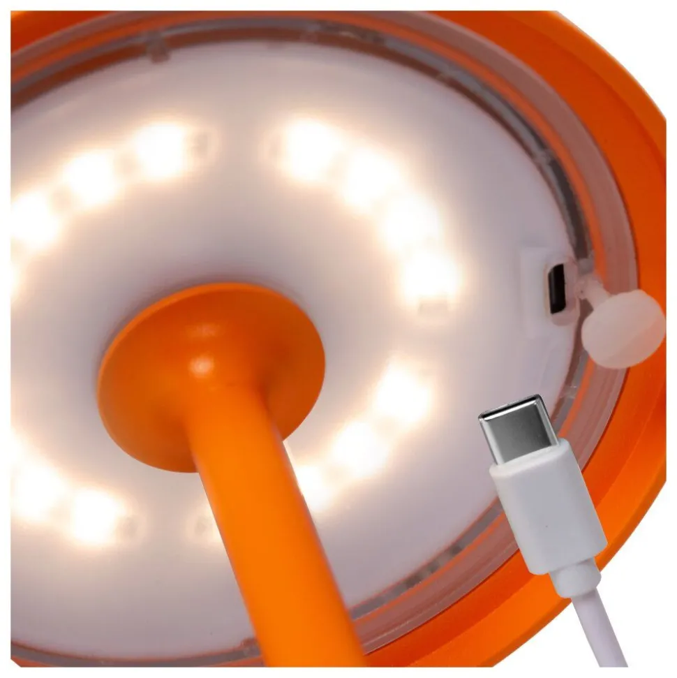 Lampe A Poser Lucide Joy Led Orange, 1 Lumiere