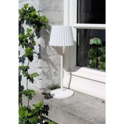 Lampe A Poser Lucide Justine Led Blanc, 1 Lumiere