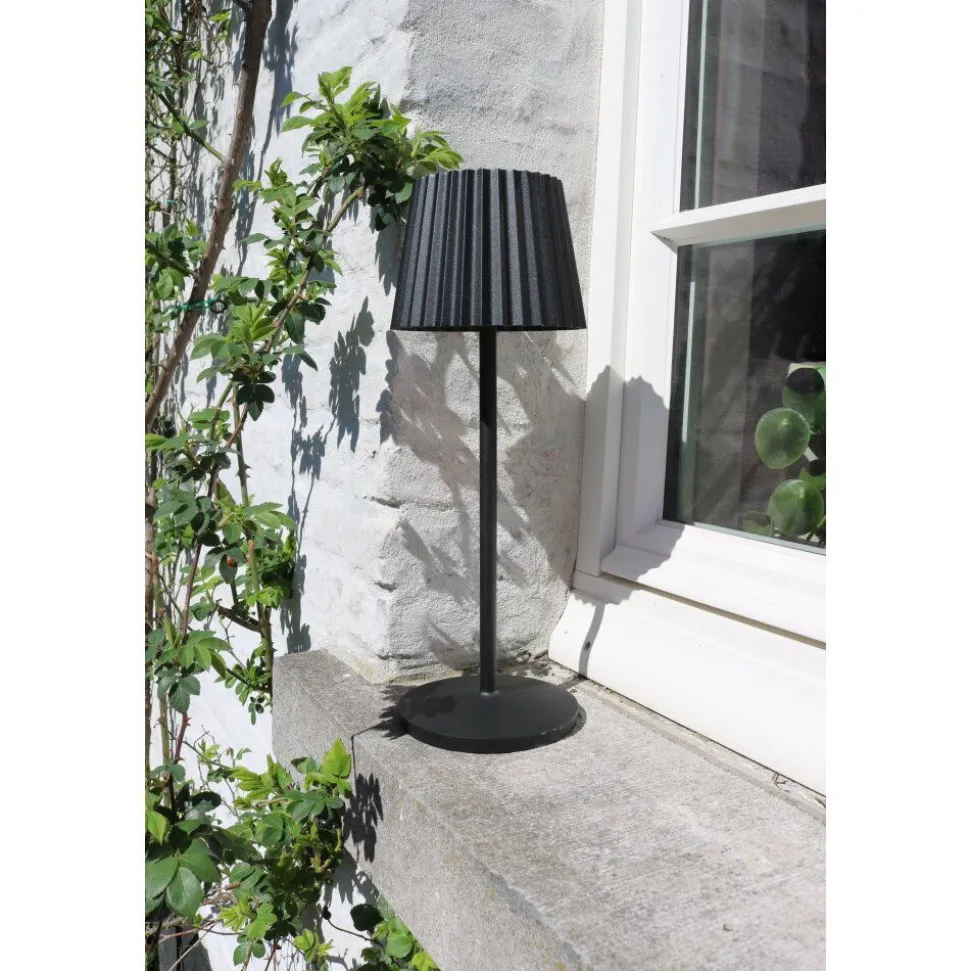 Lampe A Poser Lucide Justine Led Noir, 1 Lumiere