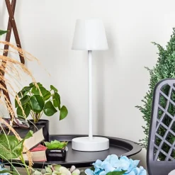 Lampe A Poser Maza Led Blanc, 1 Lumiere