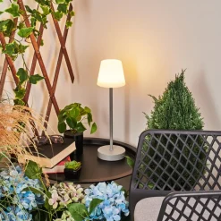 Lampe A Poser Maza Led Gris, 1 Lumiere