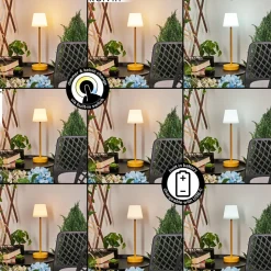 Lampe A Poser Maza Led Jaune, 1 Lumiere