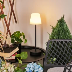 Lampe A Poser Maza Led Noir, 1 Lumiere