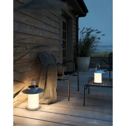 Lampe A Poser Nordlux Temple Led Zingue, 1 Lumiere