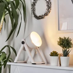 Lampe A Poser Novilly Blanc, 1 Lumiere