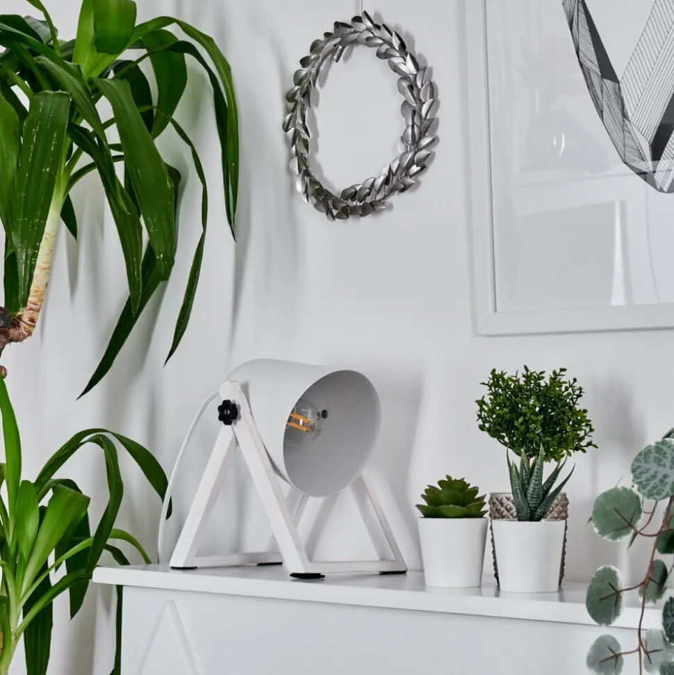 Lampe A Poser Novilly Blanc, 1 Lumiere