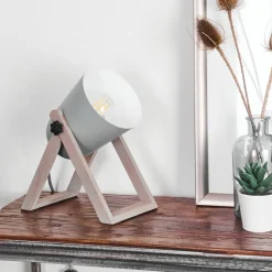 Lampe A Poser Novilly Bois Clair, 1 Lumiere