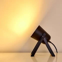 Lampe A Poser Novilly Noir, 1 Lumiere
