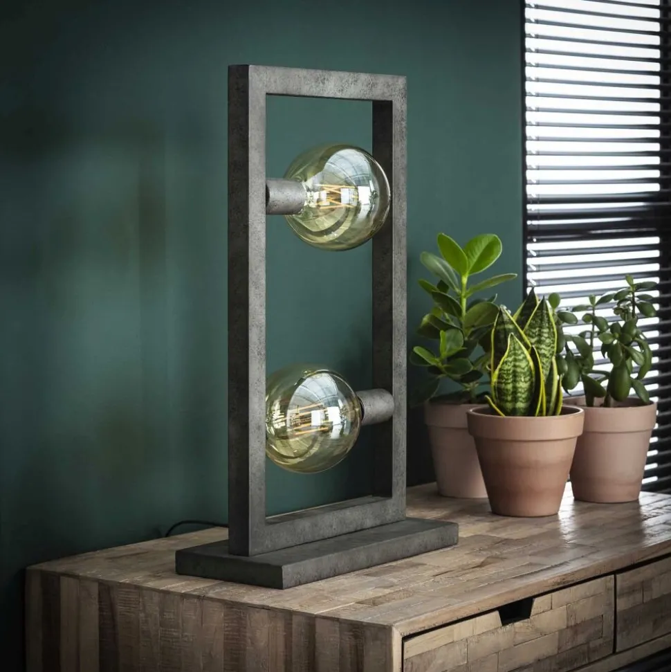 Lampe A Poser Oranjewoud Argente, 2 Lumieres
