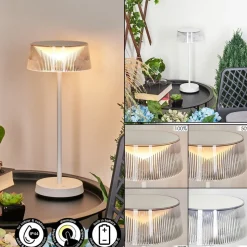 Lampe A Poser Oundo Led Blanc, 1 Lumiere