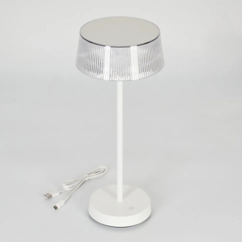 Lampe A Poser Oundo Led Blanc, 1 Lumiere