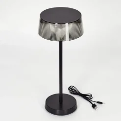 Lampe A Poser Oundo Led Noir, 1 Lumiere