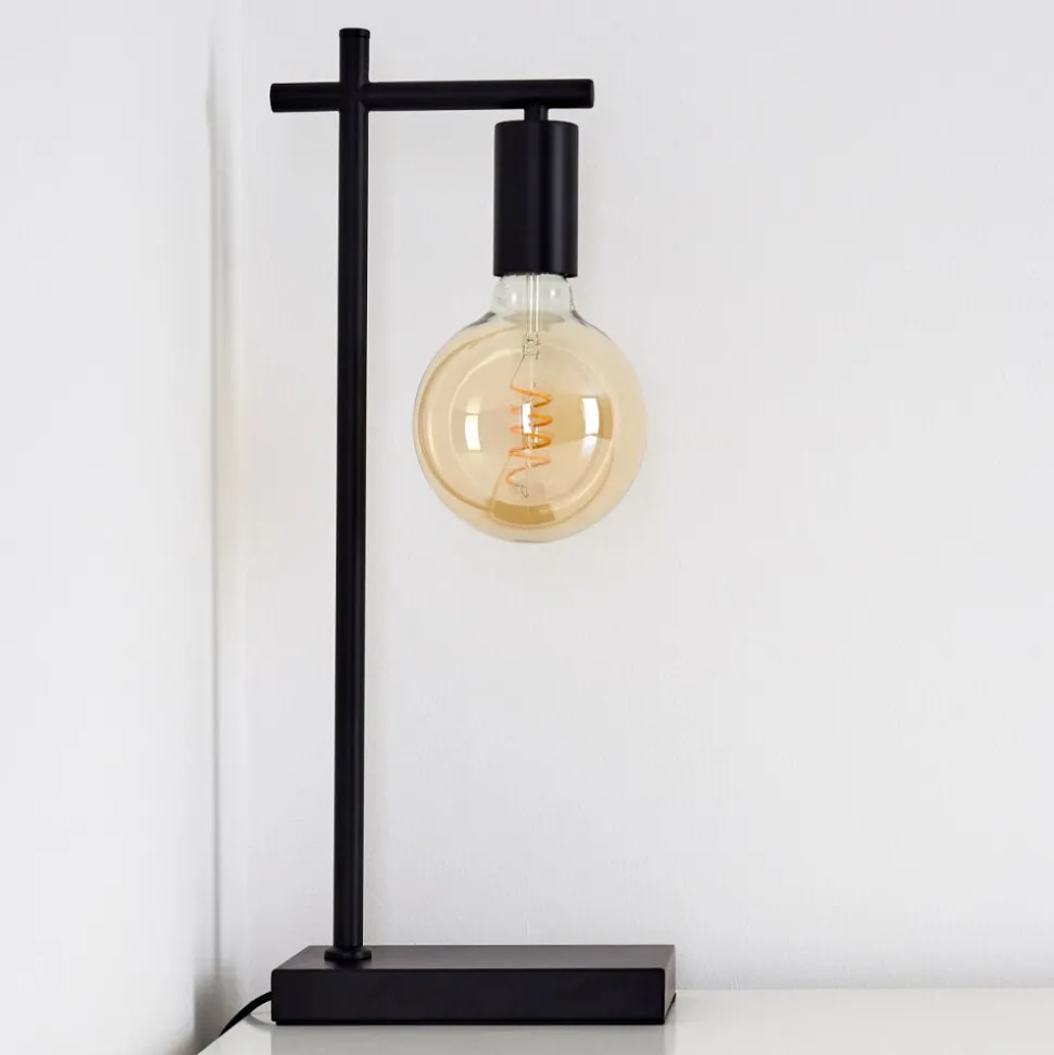 Lampe A Poser Pamunkey Noir, 1 Lumiere