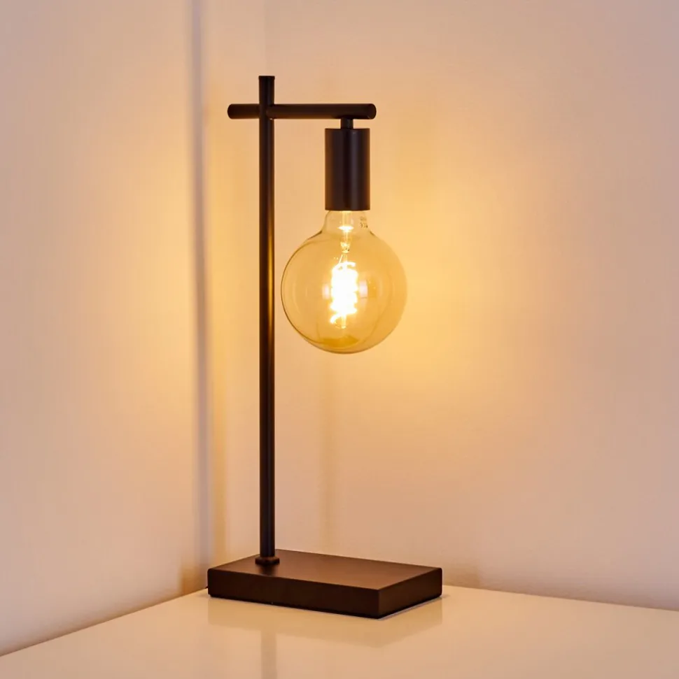 Lampe A Poser Pamunkey Noir, 1 Lumiere