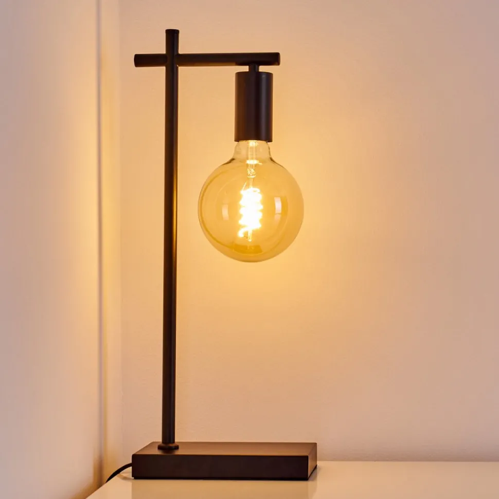 Lampe A Poser Pamunkey Noir, 1 Lumiere