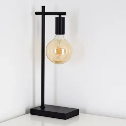 Lampe A Poser Pamunkey Noir, 1 Lumiere