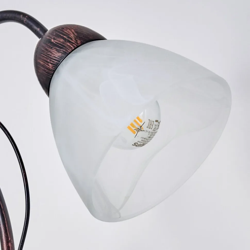 Lampe A Poser Peccia Rouille, 1 Lumiere