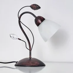 Lampe A Poser Peccia Rouille, 1 Lumiere