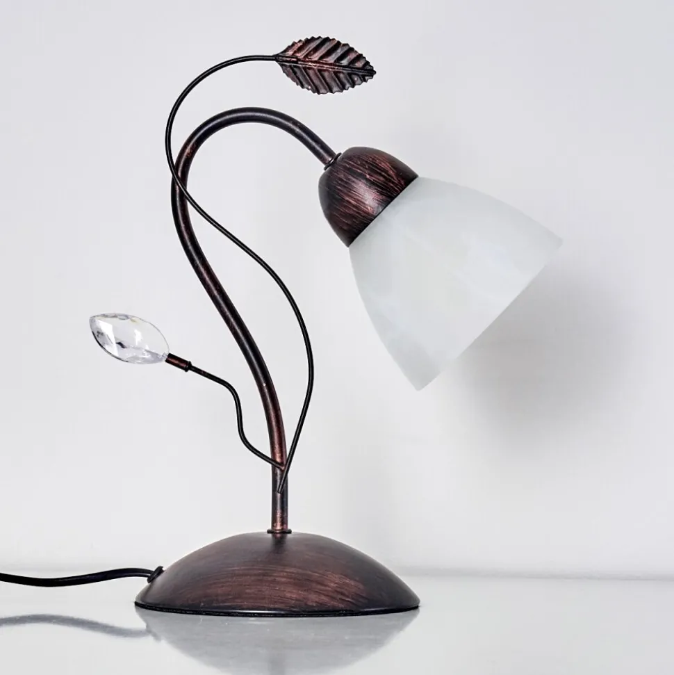 Lampe A Poser Peccia Rouille, 1 Lumiere