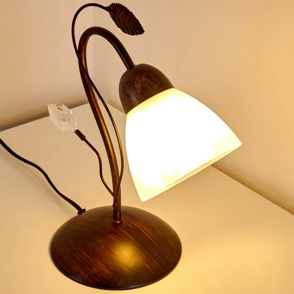 Lampe A Poser Peccia Rouille, 1 Lumiere