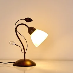 Lampe A Poser Peccia Rouille, 1 Lumiere