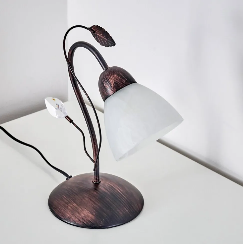 Lampe A Poser Peccia Rouille, 1 Lumiere