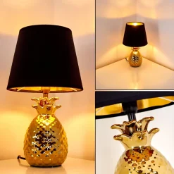Lampe A Poser Pina Or, 1 Lumiere
