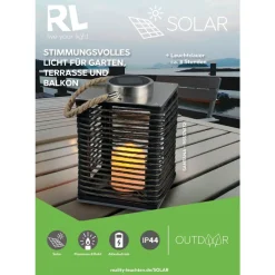 Lampe A Poser Reality Santana Led Noir, 1 Lumiere