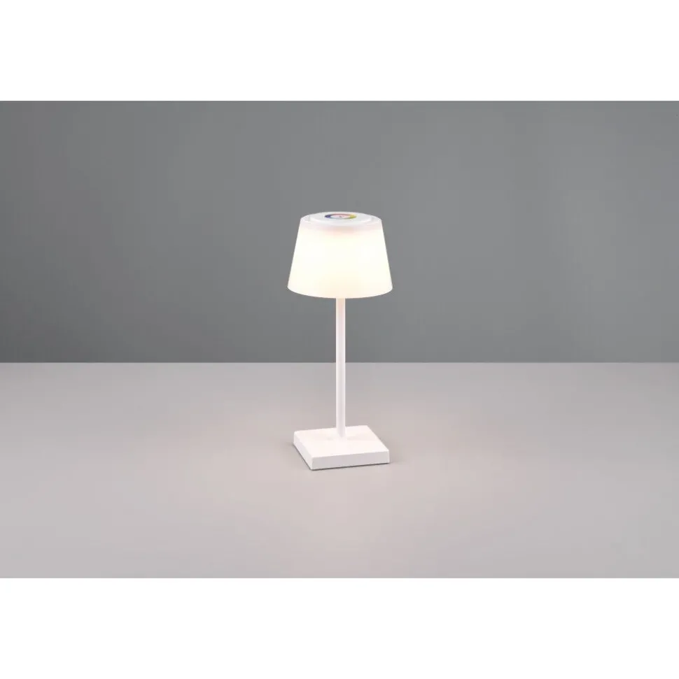 Lampe A Poser Reality Sanchez Led Blanc, 1 Lumiere, Changeur De Couleurs