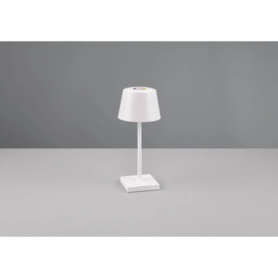 Lampe A Poser Reality Sanchez Led Blanc, 1 Lumiere, Changeur De Couleurs