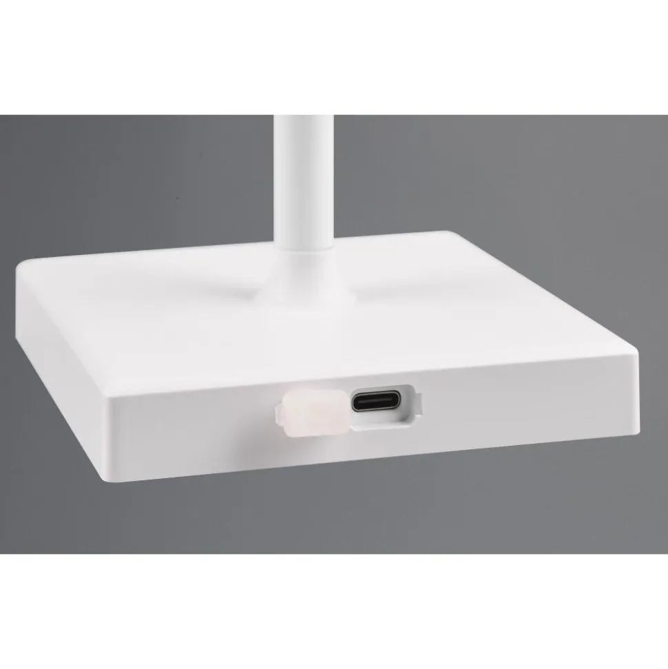 Lampe A Poser Reality Sanchez Led Blanc, 1 Lumiere, Changeur De Couleurs