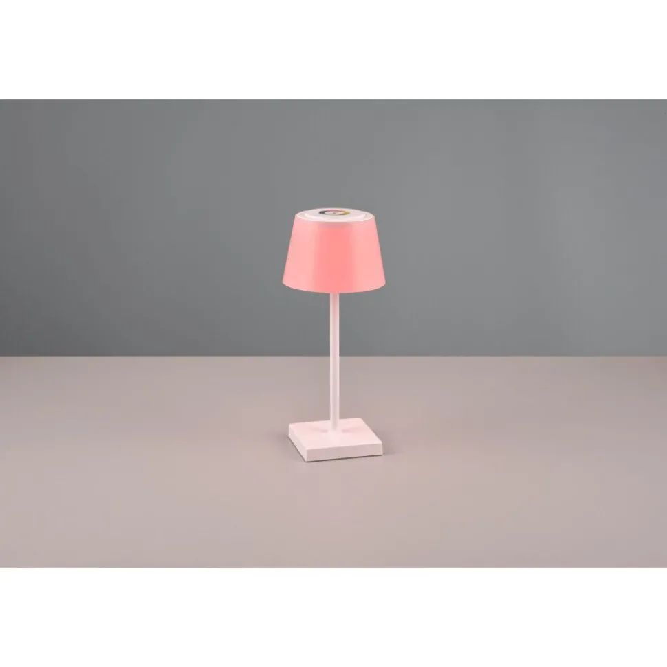 Lampe A Poser Reality Sanchez Led Blanc, 1 Lumiere, Changeur De Couleurs