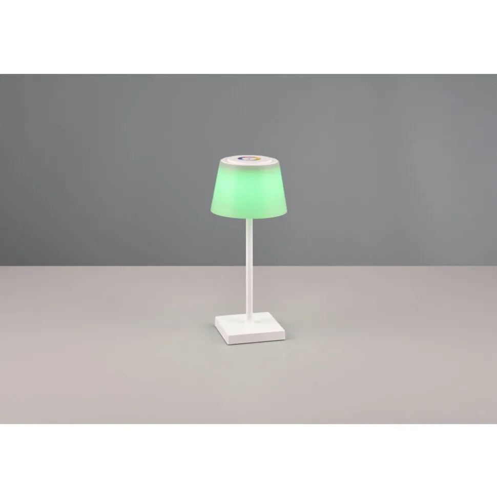 Lampe A Poser Reality Sanchez Led Blanc, 1 Lumiere, Changeur De Couleurs