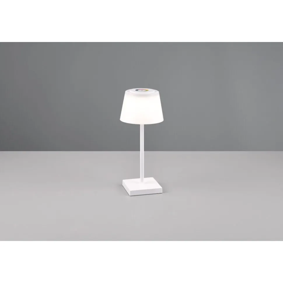 Lampe A Poser Reality Sanchez Led Blanc, 1 Lumiere, Changeur De Couleurs