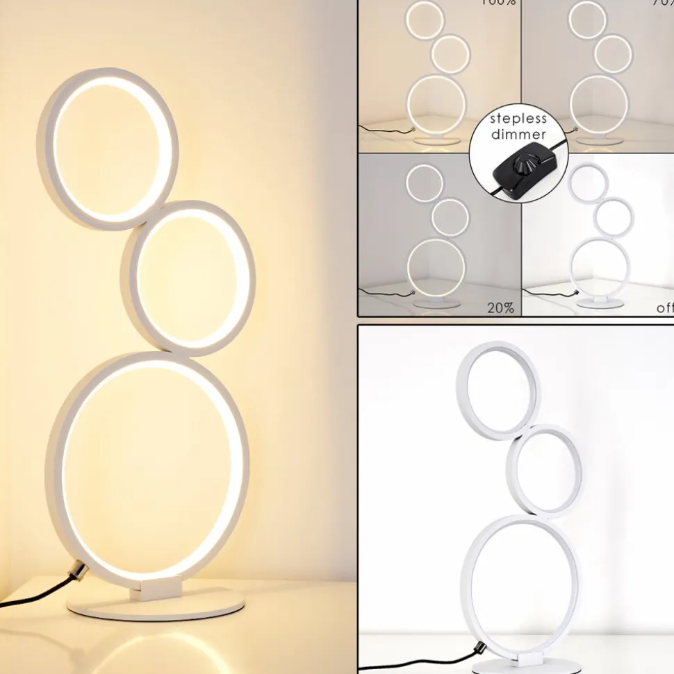 Lampe A Poser Rodekro Led Blanc, 1 Lumiere