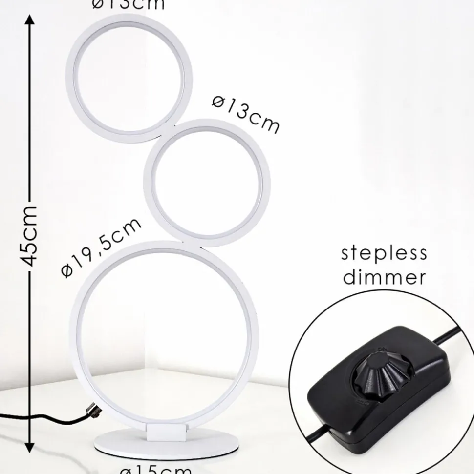 Lampe A Poser Rodekro Led Blanc, 1 Lumiere