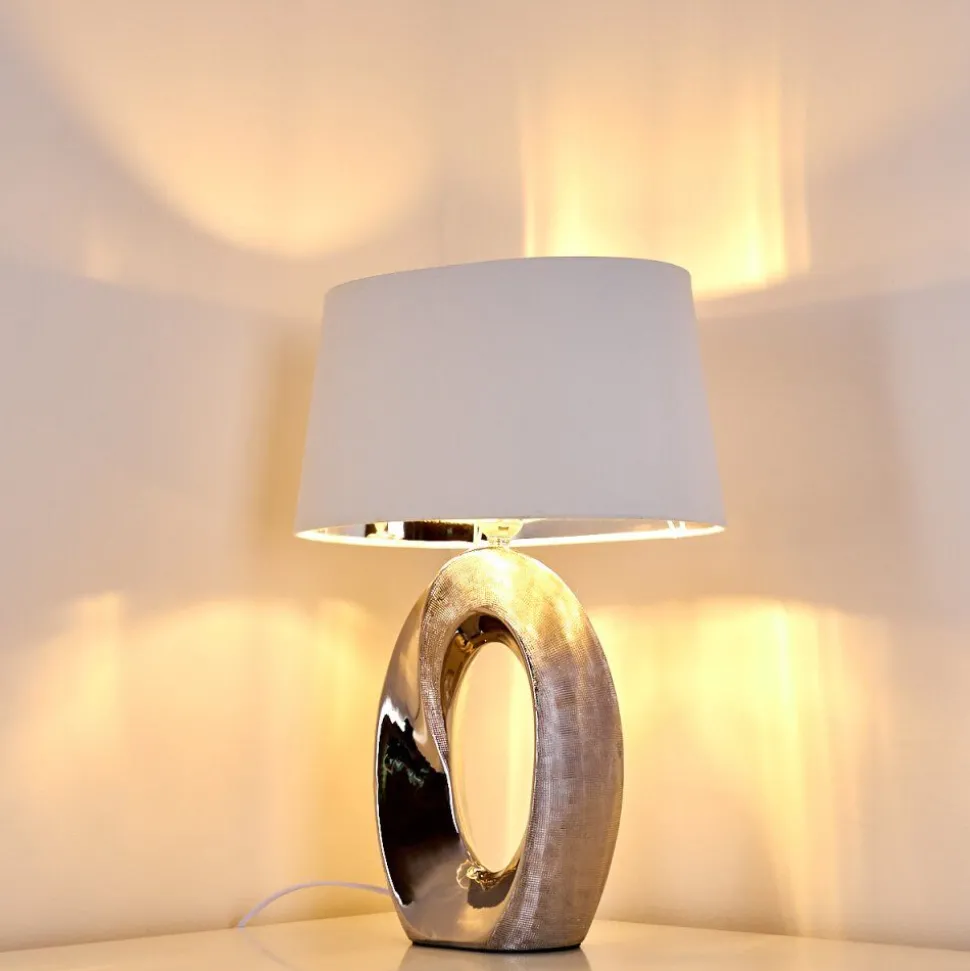 Lampe A Poser Rovio Argente, 1 Lumiere