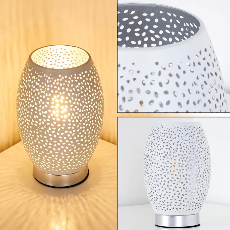 Lampe A Poser Saksborg Chrome, 1 Lumiere